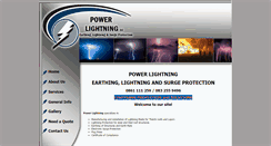 Desktop Screenshot of powerlightning.co.za